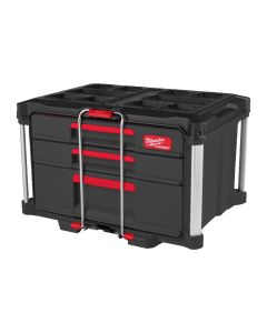 Milwaukee PACKOUT™ Gereedschapskoffer met 2 + 1 lades.